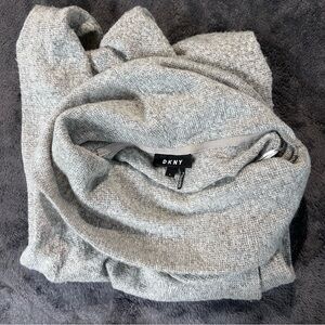 DKNY Women's Cowlneck Sweater Gray
